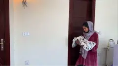 بهشته پارسینا زن جوانی که ترس از ابتلا به کرونا همپای درد زایمان‌اش بوده؛ سه هفته قبل برای سومین بار مادر شد