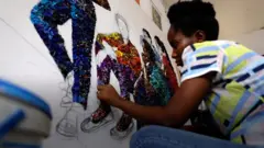 Ankara Fabric Art