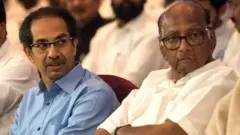 உத்தவ் - சரத் பவார்.