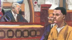 Jack Douglas Teixeira, en el tribunal.