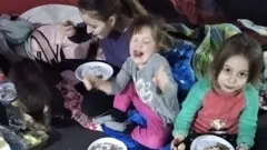 Anak Yuliia di bunker di Mariupol