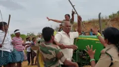 అటవీ అధికారిపై దాడి