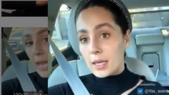 آسيا في الفيديو الذي أعادت نشره على إنستغرام