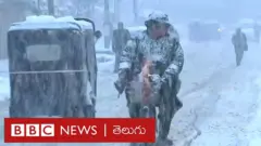 కశ్మీర్‌లో మంచు వర్షం