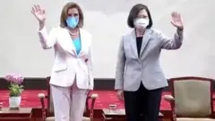 Presidente da Câmara dos EUA, Nancy Pelosi, se encontra com a presidentequal casa de aposta é melhorTaiwan, Tsai Ing-wen, nesta quarta-feira (03/08)