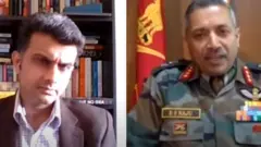 سرینگر میں تعینات انڈین آرمی کی 15 ویں کور کے کمانڈر میں لیفٹینٹ جنرل بی ایس راجو