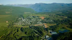 Vista de Cumberland, no Canadá