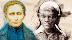 Louis Braille enfant et adulte