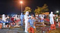 Xét nghiệm nhanh ở Bắc Giang