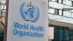 A building of the World Health Organization (WHO) in Geneva, Switzerland, February 6, 2020