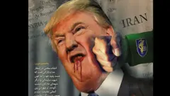 Hackers posted a doctored image of President Donald Trump