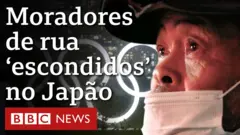 Em Tóquio, centenas de pessoas em situação de rua foram expulsas de áreas próximas ao estádio Olímpico, estações de trem e parques.