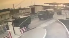 convoy dey enta from crimea