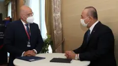 Nikos Dendias ve Mevlüt Çavuşoğlu