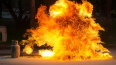 LPG Cylinder Explosion