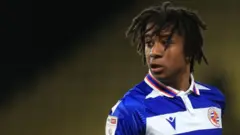 Michael Olise in action for Reading