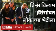 प्रिंस विल्यम आणि त्यांची पत्नी कॅथरीन हे दोघेजण प्रिन्स हॅरी आणि त्यांची पत्नी मेगन यांच्यासह एकत्रितपणे विंडसर कॅसलबाहेर पडताना दिसले.