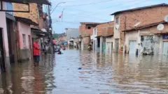 Cidade alagada