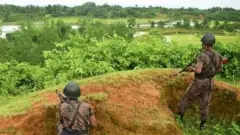 বাংলাদেশের সীমান্তে বিজিবির পাহারা চৌকি (ফাইল ফটো)