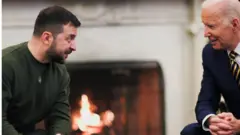 Владимр Зеленский и Джо Байден