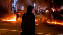 હોંગ કૉંગમાં વિરોધપ્રદર્શનની તસવીર