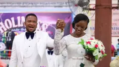 Darasimi and Lawerence white wedding
