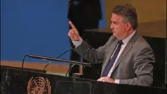 Виступ Сергія Кислиці у Генасамблеї ООН 10 жовтня 2022 року після початку масових обстрілів цивільної інфраструктури України і вето РФ в Радбезі