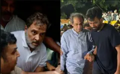 राहुल गांधी, उद्धव ठाकरे आणि अभिजीत दिपके 