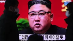 올 1월 노동당 제8차 당대회에 참석한 김정은 북한 국무위원장