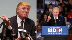 Donald Trump na Joe Biden