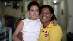 Lenice França e Enzo