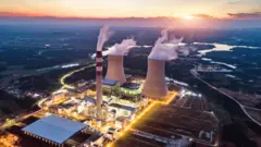 Una central nuclear en China