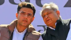 अशोक गेहलोत, सचिन पायलट