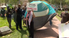 امریکی یونیورسٹییوں میں احتجاج