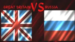 Графика "Британия против России"
