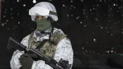 Украинский военный на востоке страны