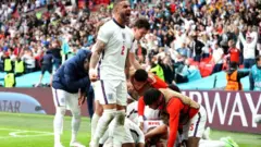England celebrate