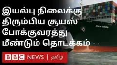 எவர்கிவனை மீட்க உதவிய கடல் அலைகள்; இயல்பு நிலைக்கு திரும்பும் சூயஸ் கால்வாய்