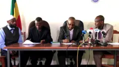 Aanga'oonni MADRAK fi Paartiin Dimokiraasii Haqaa Ummata Affaar yeroo walmallatteessan