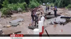 မြဝတီဘက်ခြမ်းကို အသွားအလာအားလုံးနီးပါးရပ်တန့်သွား