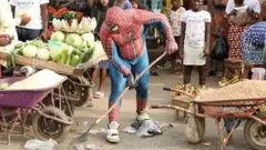Nigeria Spider-Man fighting for cleaner society