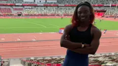 Namibian athlete Beatrice Masilingi