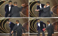 Will Smith hitting Chris Rock at the Oscars