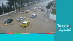 فيضانات عارمة في مدينة تطوان المغربية