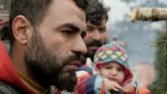 Izbeglice na granici Belorusije i Boljske