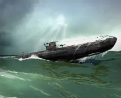 Ilustração do U-boat