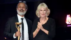 The Queen Consort presents the Booker Prize to Shehan Karunatilaka