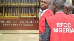 Awọn oṣiṣẹ EFCC ati aworan ile aṣofin ipinlẹ Ogun