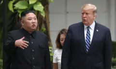 North Korean Chairman Kim Jong-un and President Donald Trump met in Hanoi, Vietnam in 2019.