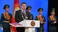 Садыр Жапаровдун инаугурациясы